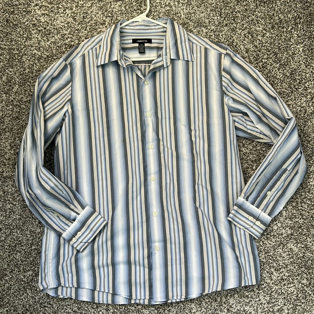 Men’s Claiborne Dress Shirt Sz L